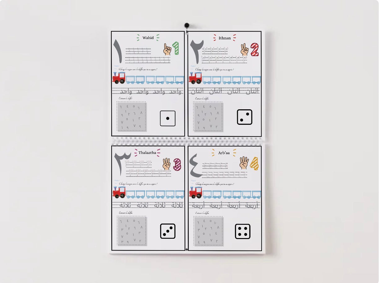 Alphabet et chiffres arabes