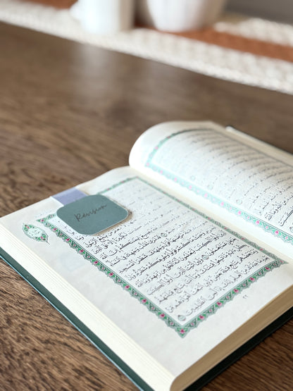 Lot de 5 Marque-Pages Coran