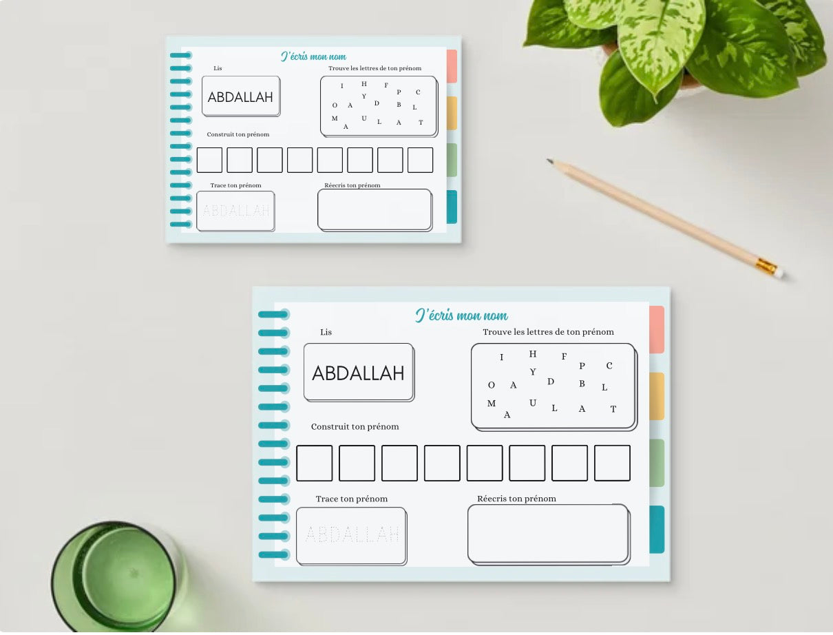 Fiche d'activité prénom