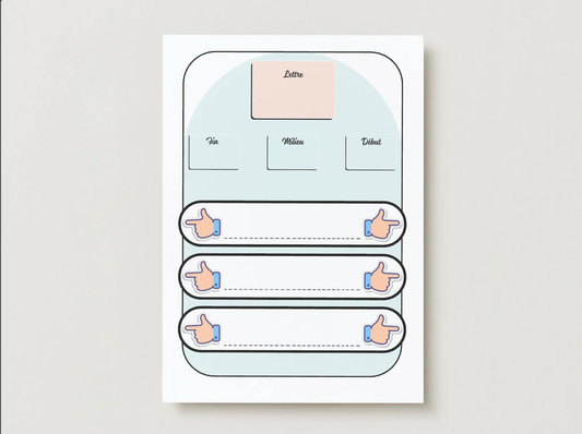 J’apprends à écrire les lettres arabes