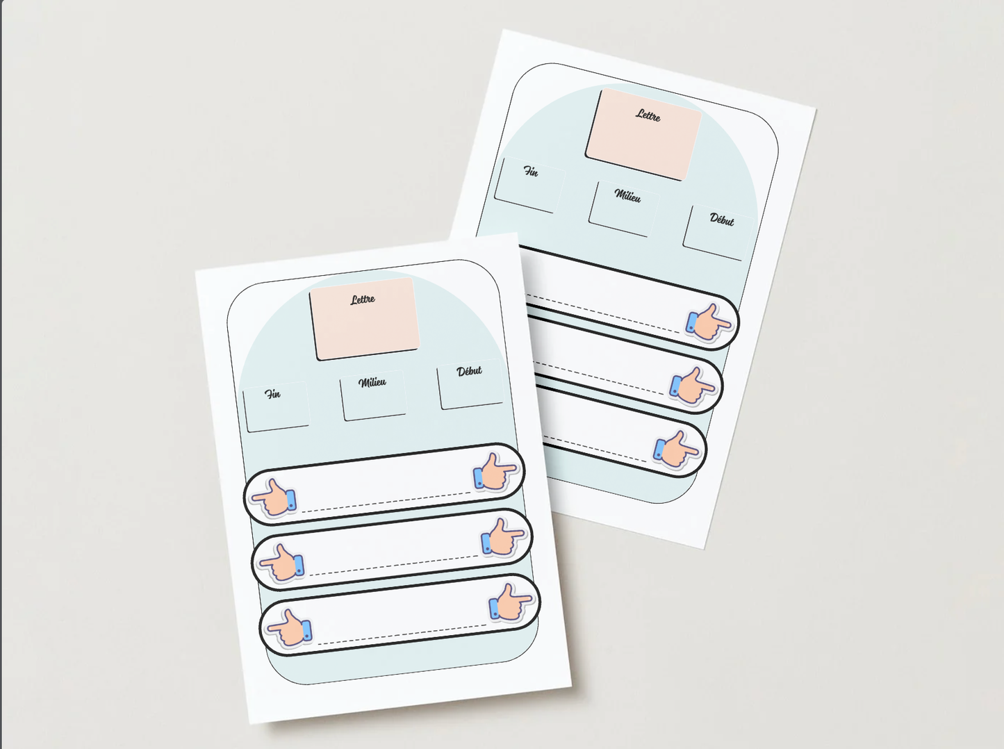 J’apprends à écrire les lettres arabes